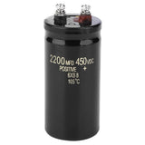 1 x RAW Customer Returns Jadeshay Capacitor, Bolt Pin Electrolytic Capacitor 450V 2200uf Dielectric Aluminum Electrolytic Capacitor - RRP €20.4