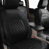 2 x RAW Customer Returns Mulcort 9pcs Car Seat Covers Universal PU Leather Seat Cover Complete Set with Accessories for Car SUV for Car - RRP €96.8