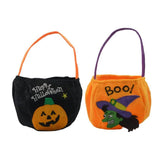 2 x Brand New 2 Pieces Halloween Candy Bag Treats Bags, Trick or Treat Bags Halloween Pumpkin Candy Bag Fabrics Halloween Bag for Halloween Parties, Masquerade Decoration, Props Decoration - RRP €40.8