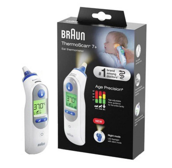 1 x RAW Customer Returns Braun ThermoScan 7 IRT6525WE ear thermometer - RRP €64.87