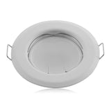 22 x Brand New YanFeiYit LED recessed spotlight 3W Ultra flat, 27mm installation depth 55mm borehole diameter Spot living room, bathroom Recessed light white matt round 230V IP44 pack of 5 - warm white  - RRP €393.8