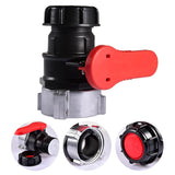 1 x RAW Customer Returns STEEIRO IBC adapter ball valve tank replacement ball valve stop valve S60x6 60mm S75x6 75mm DN50 - RRP €18.99