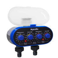 1 x RAW Customer Returns Aqualin garden irrigation computer with two outputs irrigation timer irrigation timer - RRP €39.49