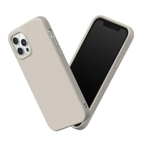 1 x RAW Customer Returns RhinoShield Case compatible with iPhone 12 Pro Max SolidSuit - Shock-absorbing slim protective case with premium finish - 3.5 meter drop protection - sand beige - RRP €29.99