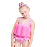 1 x RAW Customer Returns Girls Buoy Swimsuit Children Unisex Swimwear Swimming Aid Boys One Piece Swimsuit with Adjustable Buoyancy Swimming Power Swimwear Swimming Learning Training Suit Pink 3-4 Years - RRP €36.88