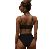 1 x RAW Customer Returns Good Times Bikini Set without Underwire Push Up Two-Piece Swimwear Swimsuit Beachwear Swimsuit - RRP €20.02