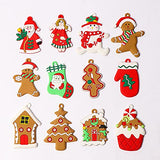 4 x Brand New Teogneot Christmas Tree Gingerbread Man Ornaments Pendant Gingerbread Man Decoration Pack of 12 - RRP €43.24