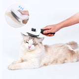 5 x Brand New Pet Cat Brush Dog Brush Short Hair Grooming Brush Undercoat Cat Brush Fine Hair Soft Brush Automatic Hair Removal Comb with One-Button Cleaning - RRP €65.65