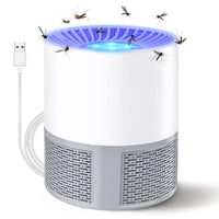 1 x RAW Customer Returns Insect killer, USB electric fly trap, mosquito trap mosquito lamp, mosquito killer lamp with light, fruit fly trap for kitchen indoor outdoor - RRP €21.17