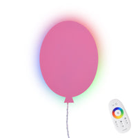 1 x RAW Customer Returns Puhui Balloon Children s Room Lamp, LED RGB Wall Light Dimmable with Touch Remote Control, Indoor Decorative Wall Lamp 2M Cable with Plug and Switch, Mood Lighting for Children, Girls or Boys White  - RRP €40.12