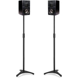 1 x RAW Customer Returns OUUTMEE speaker stand, speaker stand, height adjustable from 86-127 cm with cable management, speaker holder, set of 2, load capacity 3.6 kg each. Set of 2, suitable small speakers - RRP €54.44