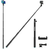 1 x RAW Customer Returns Smatree 178cm Aluminum Alloy Extendable Selfie Stick, Telescopic Monopod for GoPro Hero max 12 11 10 9 8 7 6 5 4 3 2 1 Session, DJI Osmo Action 3 e Insta 360, cell phones - RRP €33.26