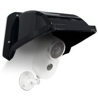 1 x RAW Customer Returns  CCTV surveillance camera cover weatherproof protective housing sun protection metal rain cover for bullet and dome camera, metal - RRP €22.61