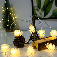 20 x Brand New Jigerjs Xmas Party Pinecone Battery Operated Decorative LED Fairy Lights Garland - RRP €456.0