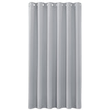 1 x RAW Customer Returns PONY DANCE Blackout Curtains for Interiors Divider Panels - Modern Curtains Bedroom Ring Curtain Thermal Insulating Curtain 1 Piece L 200 x H 245 cm, Light Gray - RRP €36.38