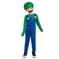 20 x Brand New COXNSXX Plumber Brothers Costume, Cosplay Costume with Hat and Mustache, Suitable for Cosplay Carnival and Theme Parties - RRP €539.8