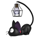 1 x RAW Customer Returns Nikou Cat Night Light - Cute Table Lamp, Resin Craft Desktop Lamp Creative Animal Night Light Room Table Decoration Gift Color Black Eyes  - RRP €16.82