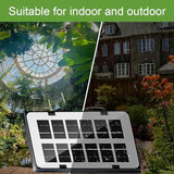 1 x RAW Customer Returns Solar irrigation system, automatic irrigation system garden, 12 timer modes 15 m hose alarm function for garden, balcony plants, potted plants outdoors - RRP €26.99