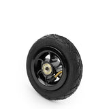 1 x RAW Customer Returns 5 inch inflation wheel with metal hub 5 X 1 pneumatic tire with inner tube electric vehicle 5 inch pneumatic wheel go kart caster black wheel  - RRP €24.0