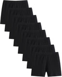 1 x RAW Customer Returns Adorel Shorts Shorts Leggings for Girls Pack of 8 Black 7-9 Years Manufacturer Size 150  - RRP €24.07