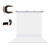 1 x RAW Customer Returns Spardar Photo Background, 3M x 4.5M White Photo Studio Background with 4 Clamps, Foldable Photo Background for Photography Video and Studio White, 3 x 4.5M  - RRP €43.81