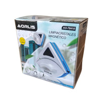 4 x RAW Customer Returns Aorlis Magnetic Window Cleaner for Windows and Showcases with Double Magnet for Cleaning Doors - RRP €54.68