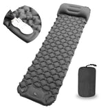 2 x Brand New BIHEE Camping Sleeping Pad Self-Inflating Inflatable Mattress with Foot Press Pump and Pillow Ultralight Waterproof Air Mattress for Tent, Backpacking, Hiking, Beach, Outdoor Gray  - RRP €68.56