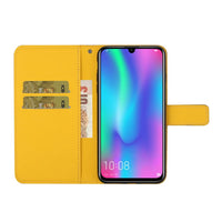 1 x RAW Customer Returns IMEIKONST Compatible with Huawei P Smart 2019 Case, Protective Leather Case Stand Magnet Flip Wallet Card Slot Shockproof Mobile Phone Case Cell Phone Case Compatible with Huawei Honor 10 Lite. Yellow XCH - RRP €21.6