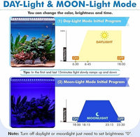 1 x RAW Customer Returns hygger Aquarium Light with Remote Control, Customizable Full Spectrum LED Aquarium Light, Standard and Weather Mode, DIY Mode for Planted Freshwater Aquariums 18W for 30-45cm  - RRP €40.1