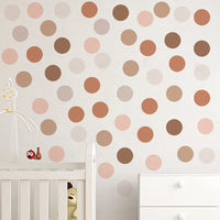 2 x Brand New Polka Dots Wall Stickers, Circle Wall Stickers Murals for Kids, Baby Room Decor Wall Decals for Girls Nursery Bedroom, Removable Party Wall Decorations for Living Room - RRP €40.8