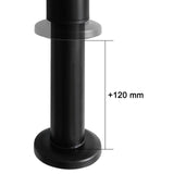 7 x RAW Customer Returns Height Adjustable Furniture Feet with Base 18-30cm Height Adjustable Cold Rolled Steel Furniture Feet DIY Furniture Feet Black - RRP €151.2