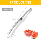 5 x Brand New Watermelon cutter, stainless steel melon cutter, melon cube watermelon knife, fruit cutter for cantaloupe, papaya, dragon fruit - RRP €102.0