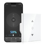 1 x RAW Customer Returns  Percentage Upgrade WiFi Blinds Switch, Maxcio Smart Switch Control by APP and Voice Percentage Compatible with Alexa and Google Home, with Timer for Tublar Blind Motor - RRP €26.99