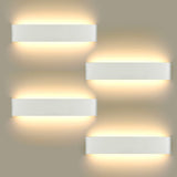 1 x RAW Customer Returns Pieces LED Outdoor Wall Lamp 16W Warm White, Modern Up Down Wall Light with 110V-260V, Outdoor, Bathroom, Living Room, Bedroom, Staircase, Hallway Night Light - RRP €79.99