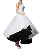 1 x RAW Customer Returns Linghe 50s Long Petticoat Ruffled Crinoline Vintage Wedding Bridal Petticoat for Wedding Dresses Underskirt Rockabilly Tutu Skirt Black, M  - RRP €23.89