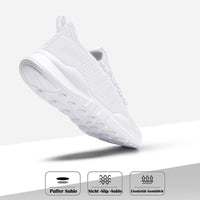 4 x Brand New AZSDXS Sports Shoes Men Lightweight Running Shoes Men Breathable Sneakers Men Sneakers White 45 - RRP €122.6