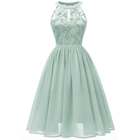 17 x Brand New Elegant Evening Dress for Wedding Backless Swing Chiffon Cocktail Dress,Green,S - RRP €679.83