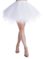 1 x RAW Customer Returns Dressystar LXQC Petticoats Mini Skirt Short Underskirt Tutu Irregular Tulle Women s Girls Ballet Skirt Multi-Layers Beige S - RRP €20.16