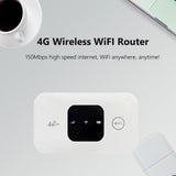 1 x RAW Customer Returns WiFi Router, Portable 4G WiFi Router, 4G SIM Card Router, Portable WiFi Router, Mobile Hotspot, Internet Connections, 4G WiFi Router, for Travel at Home - RRP €32.18