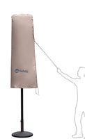 1 x RAW Customer Returns Sekey protective cover for double parasol, cover for parasol, 100 polyester, taupe - RRP €19.15