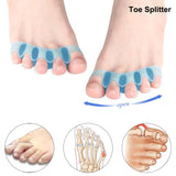 3 x Brand New Toe spreader silicone, toe separator, toe separator, correction for all toes, 4 pieces silicone toe separator for pedicure toe correction hallux valgus splint ball protection, foot toe spreader - RRP €26.13