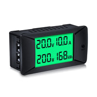 1 x RAW Customer Returns DC Battery Ammeter Voltmeter Monitor, Digital DC 0-300A 300V Smart Shunt Multimeter Power Meter Gauge Capacity Voltage Current for Battery Cars RV Solar System - RRP €25.24