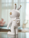 1 x Brand New SEINHIJO Astronaut Figures Sculpture Modern Decor Arts Spaceman Gift Statue Living Room Art Polyresin Ornament 30cm - RRP €59.99