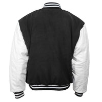 1 x RAW Customer Returns Vintage NY Black XL baseball jacket - RRP €57.47