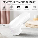 1 x RAW Customer Returns Lint shaver, USB rechargeable lint remover, electric lint shaver with 2 interchangeable blades, portable fabric lint shaver, lint shaver for sweaters, textiles, wool, carpets - RRP €19.66