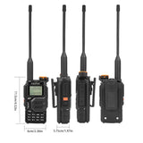 1 x RAW Customer Returns Radtel RT-590 UHF VHF Dual Band Walkie Talkie 200CH Full Band Two Way Radio HT Air Band Receive FM Radio - RRP €34.43