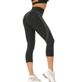 4 x RAW Customer Returns Running Pants Women Elastic Yoga Pants with Pocket High Waist Sports Leggings for Fitness 2 Styles Black  - RRP €64.88