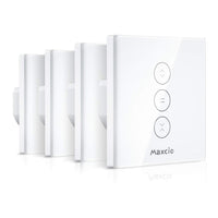 1 x RAW Customer Returns Maxcio Vertical Blind Switch 4 Packs  - RRP €93.99