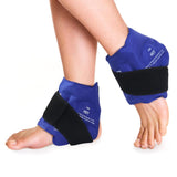 1 x RAW Customer Returns NEWGO Ankle Ice Pack Pain Relief Reusable Hot Cold Therapy Gel Ice Cold for Foot Injuries, Ankle Swelling, Sprains, Post Surgery Blue-2pcs  - RRP €26.99