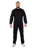 1 x RAW Customer Returns DINOZAVR Ultra work overall men s overall rally suit protective suit with many pockets - black M - RRP €45.11